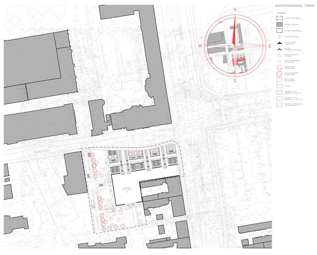 Praca magisterska - projekt domu towarowego w Łodzi