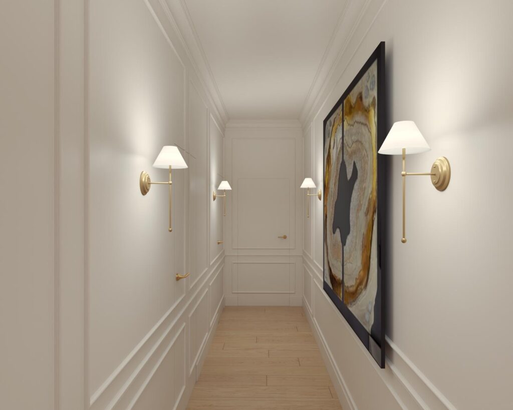 Projekt wnętrza domu jednorodzinnego 90,00m² pod Płockiem