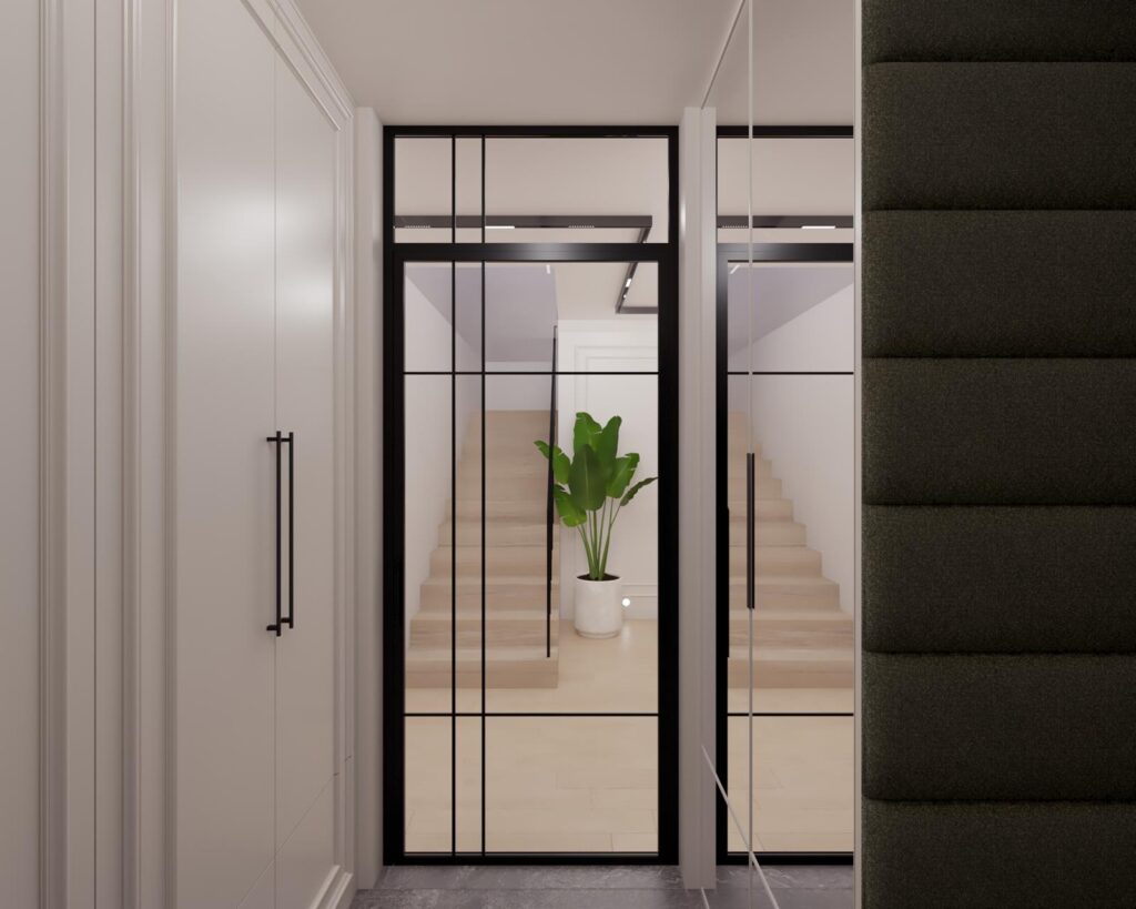 Projekt wnętrza  domu jednorodzinnego 80,00m² w Nadarzynie