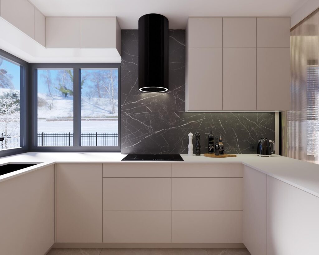 Projekt wnętrza  domu jednorodzinnego 106,00m² w Rawie Mazowieckiej