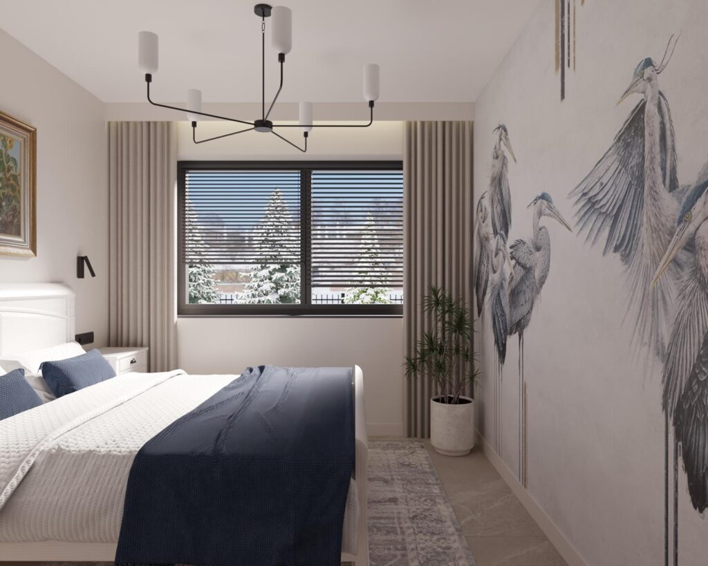 Projekt wnętrza  domu jednorodzinnego 106,00m² w Rawie Mazowieckiej