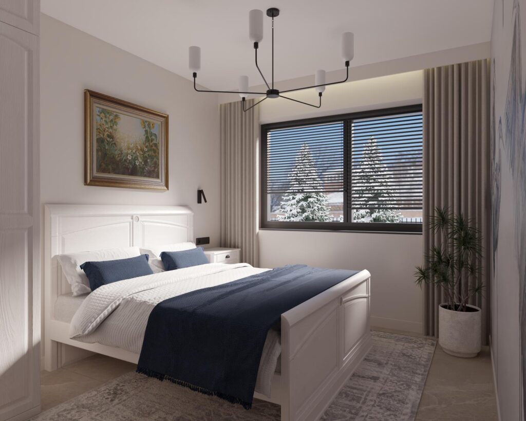 Projekt wnętrza  domu jednorodzinnego 106,00m² w Rawie Mazowieckiej