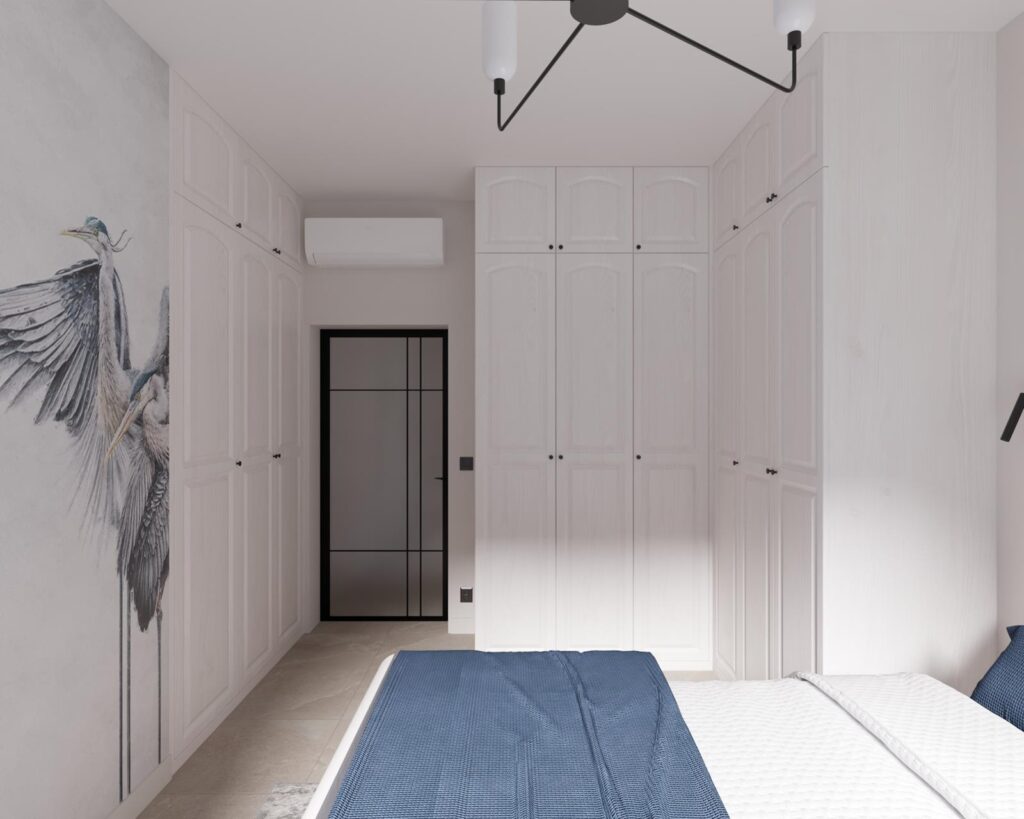Projekt wnętrza  domu jednorodzinnego 106,00m² w Rawie Mazowieckiej