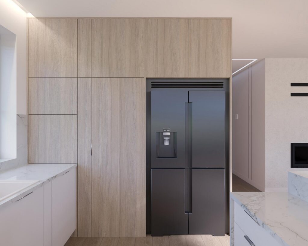 Projekt wnętrza domu jednorodzinnego 113,50m² w Skierniewicach