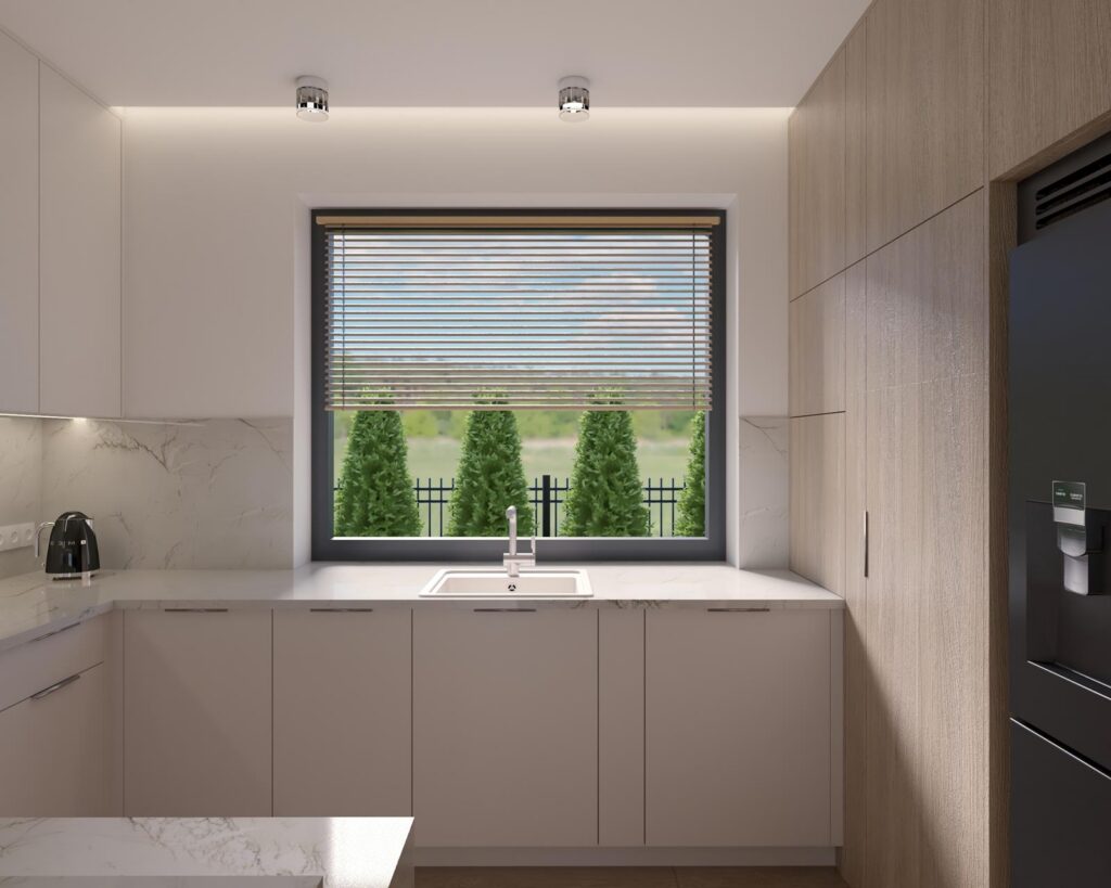 Projekt wnętrza domu jednorodzinnego 113,50m² w Skierniewicach