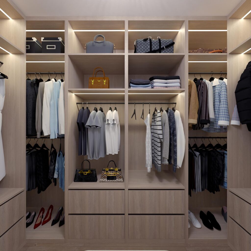 Projekt wnętrza domu jednorodzinnego 113,50m² w Skierniewicach