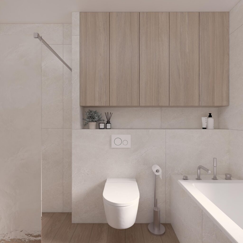 Projekt wnętrza domu jednorodzinnego 113,50m² w Skierniewicach