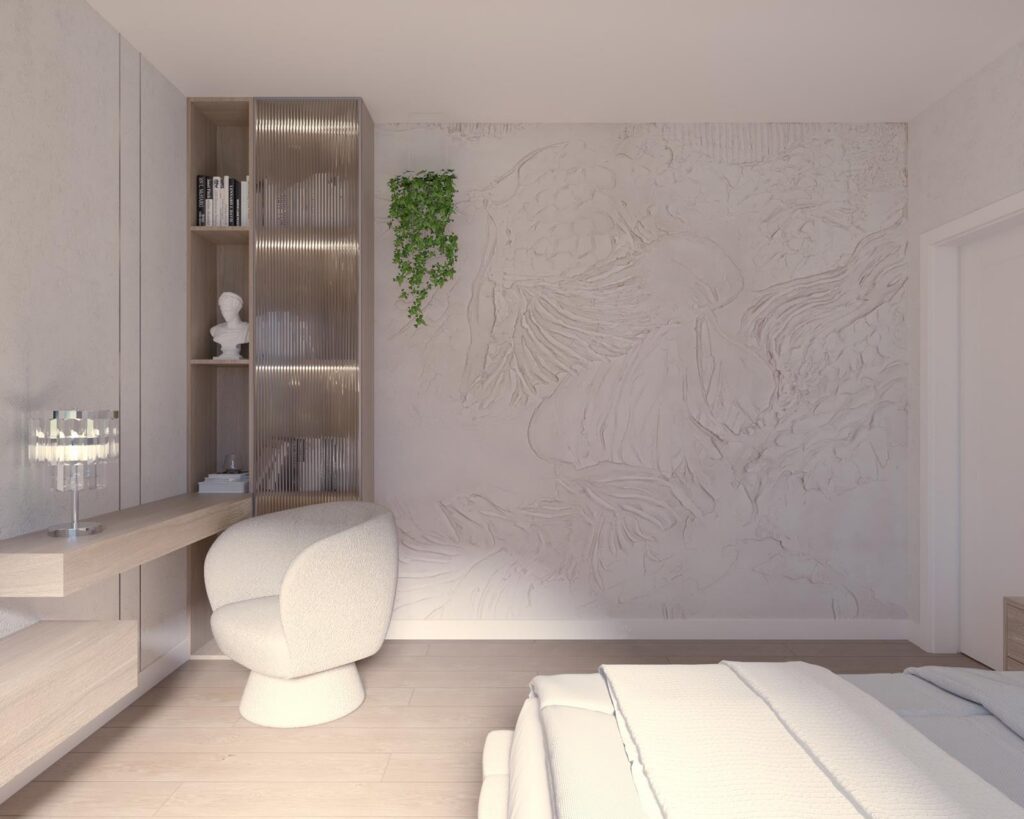 Projekt wnętrza domu jednorodzinnego 113,50m² w Skierniewicach