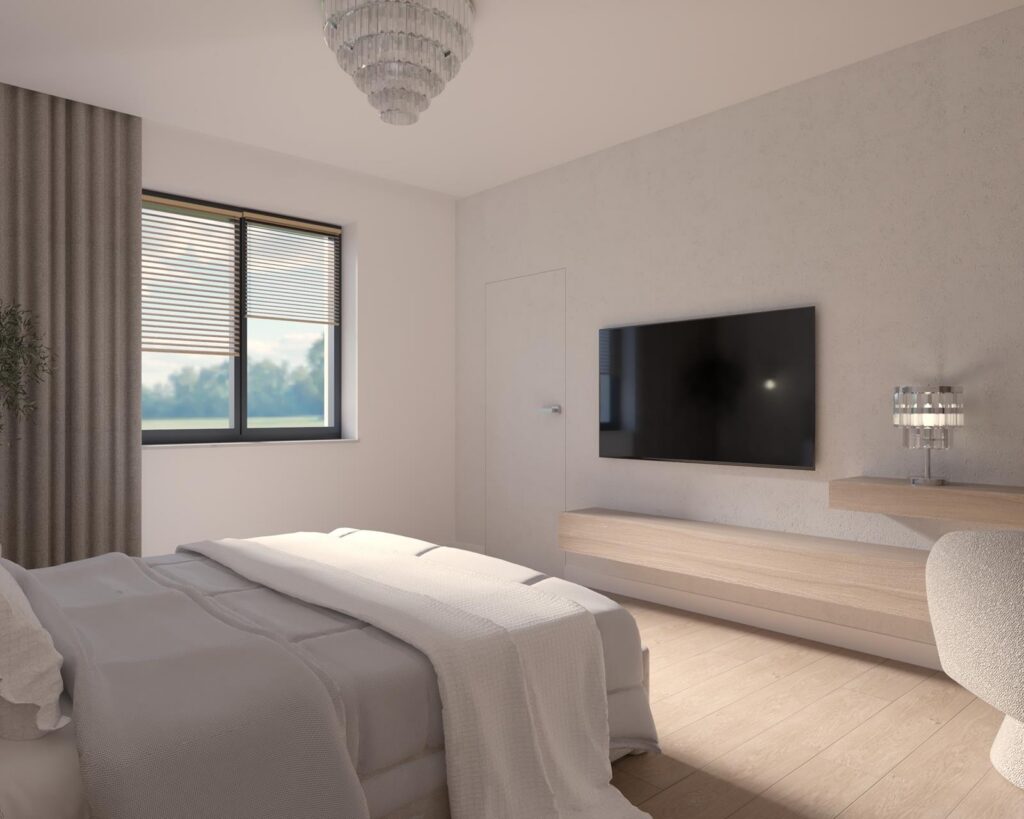 Projekt wnętrza domu jednorodzinnego 113,50m² w Skierniewicach