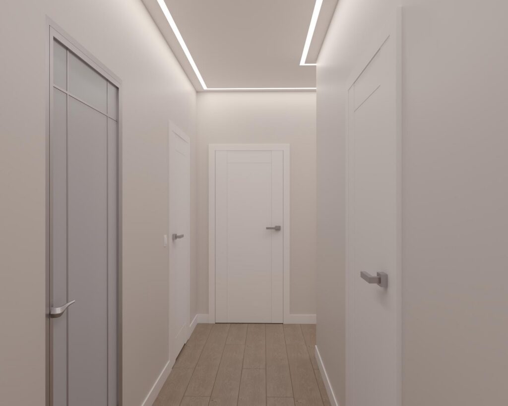 Projekt wnętrza domu jednorodzinnego 113,50m² w Skierniewicach