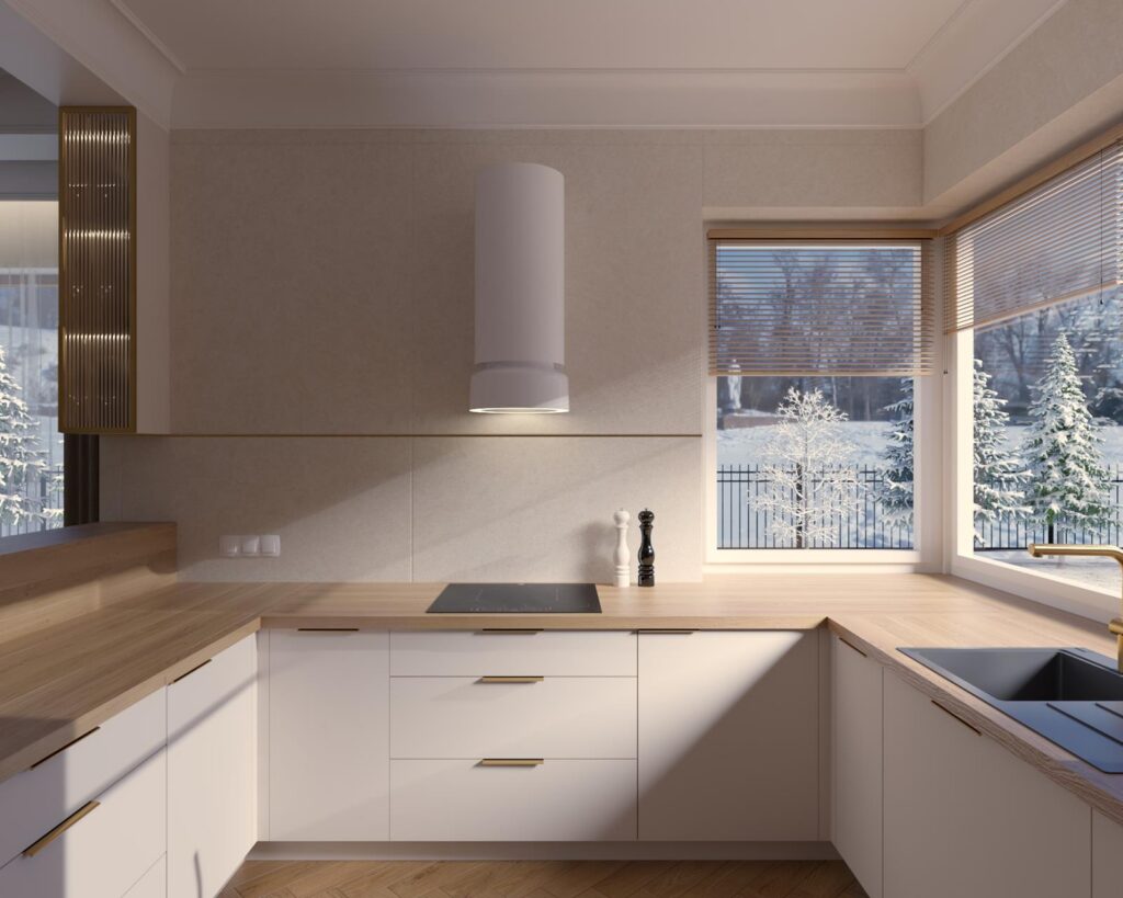 Projekt wnętrza domu jednorodzinnego 109,00m² w Nowosolnej