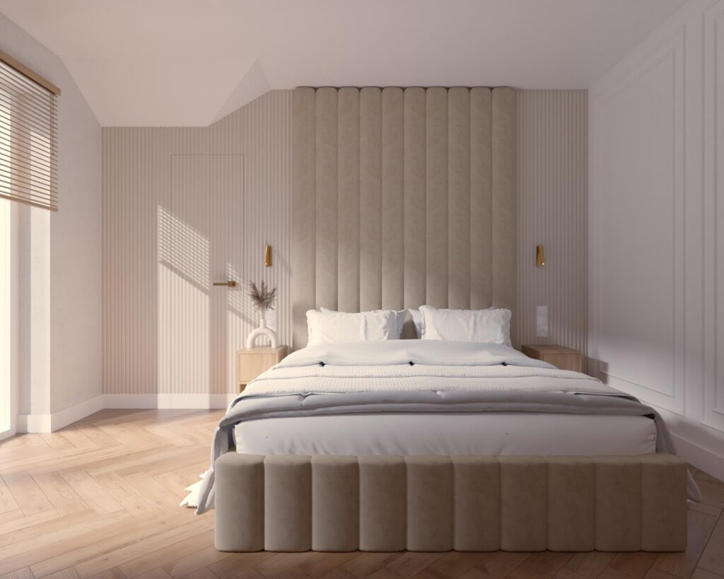 Projekt wnętrza domu jednorodzinnego 109,00m² w Nowosolnej